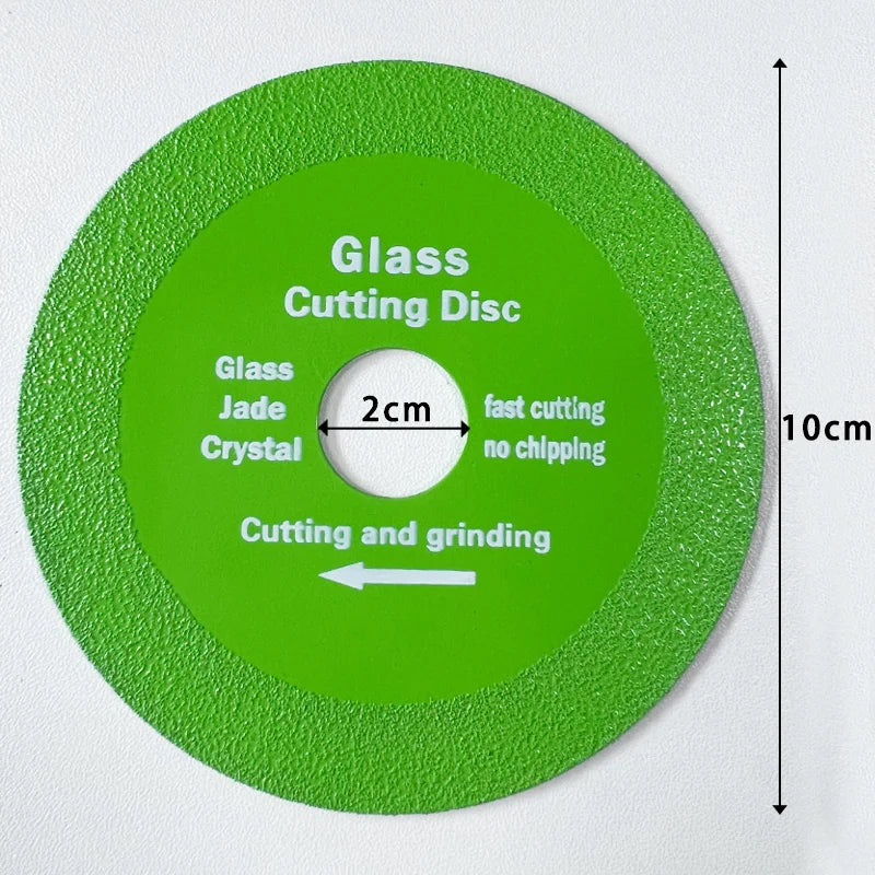 2/3/4/5/6 PCS Ultra-Thin Diamond Saw Blade Glass Cutting Blade Marble Glass Grinding and Polishing 100mm * 20mm [PTO]