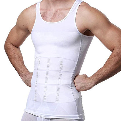 Slimming Vest Men's Slimming Underwear Body Shaper Waist Cincher Corset Men Shaper Vest Body Slimming Tummy Belly Body Shapewear [UND]