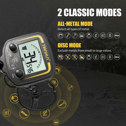 Metal Detector Underground Professional Depth 2.5m Search Finder Gold Detector Treasure Hunter Detecting Pinpointer Waterproof [MTL]