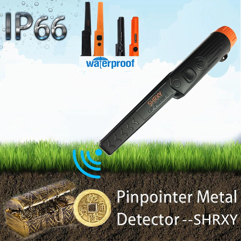 Pointer Metal Detector Pro Pinpoint GP-pointerII Pinpointing Gold Digger Garden Detecting Waterproof [MTL]