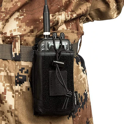 1000D Nylon Tactical Molle Walkie Talkie Holder Bag Military Radio Pouch Package Sports Pendant Hunting Magazine Mag Pouch [TEL]