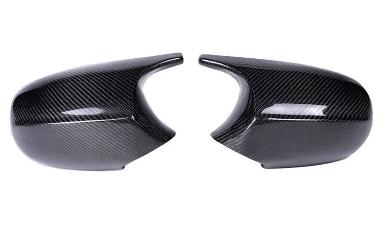 E90 E91 Black M3 Style Cover E81 E82 E87 E88 for BMW 1 3 Series E92 E93 Carbon Fiber M Look Rear Mirror Cap Car Accessories [BDK]