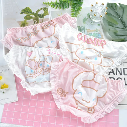 New Kawaii Women's Pantie Cute Lolita Briefs Triangle Underpants Knickers Underwear Sexy Long Ear Gog Panties For Girls [LOL]