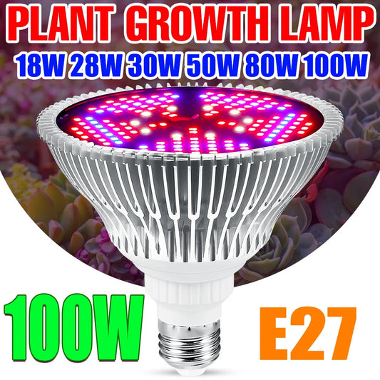 Phyto Lamp Full Spectrum LED Grow Bulb E27 Plant Light AC85-265V Phytolamp LED Fitolampy For Indoor Seedlings Flowers Grow Tent [GAR]