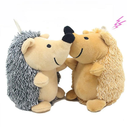 Hedgehog Soft Plush Dog Toys Small/Large Dogs Interactive /Squeaky Sound Toy Chew Bite Resistant toy Pets Accessories Supplies [PET]