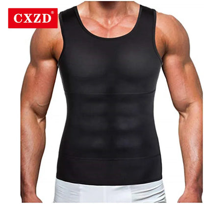 Slimming Vest Men's Slimming Underwear Body Shaper Waist Cincher Corset Men Shaper Vest Body Slimming Tummy Belly Body Shapewear [UND]