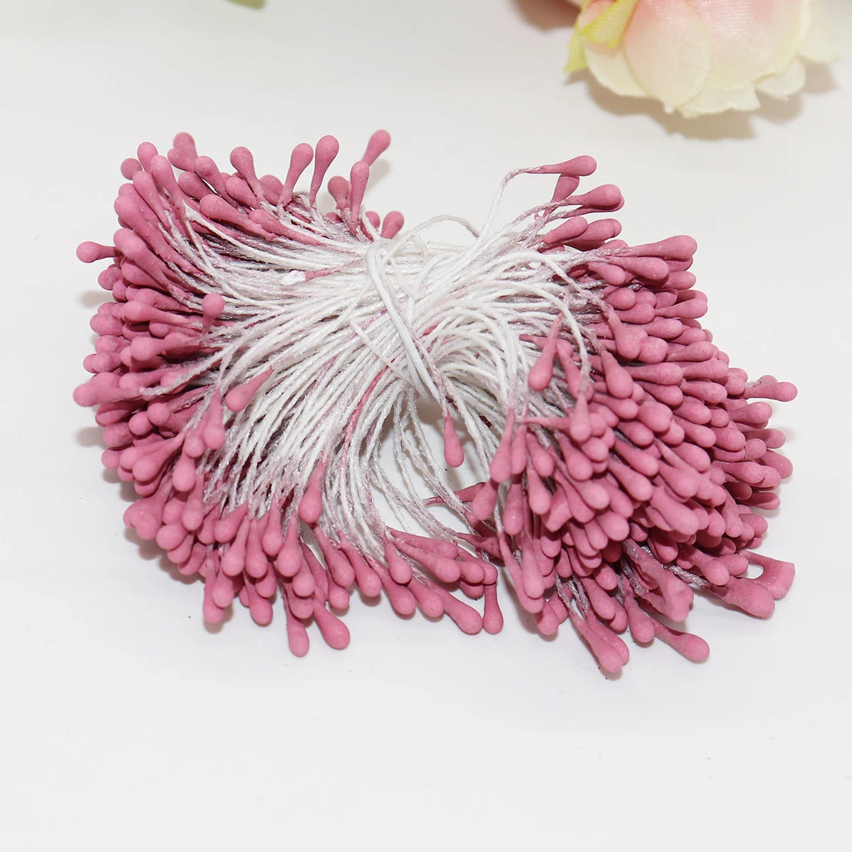 400pcs 1.5mm Mini Stamen Handmade Artificial Flowers For Wedding Party Home Decoration DIY Christmas Scrapbook Accessories [FLW]