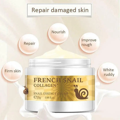 Snail Rejuvenating Face Cream Hyaluronic Acid Moisturizer Anti Aging Collagen Skin Care Health Nourishing Serum [SKC]