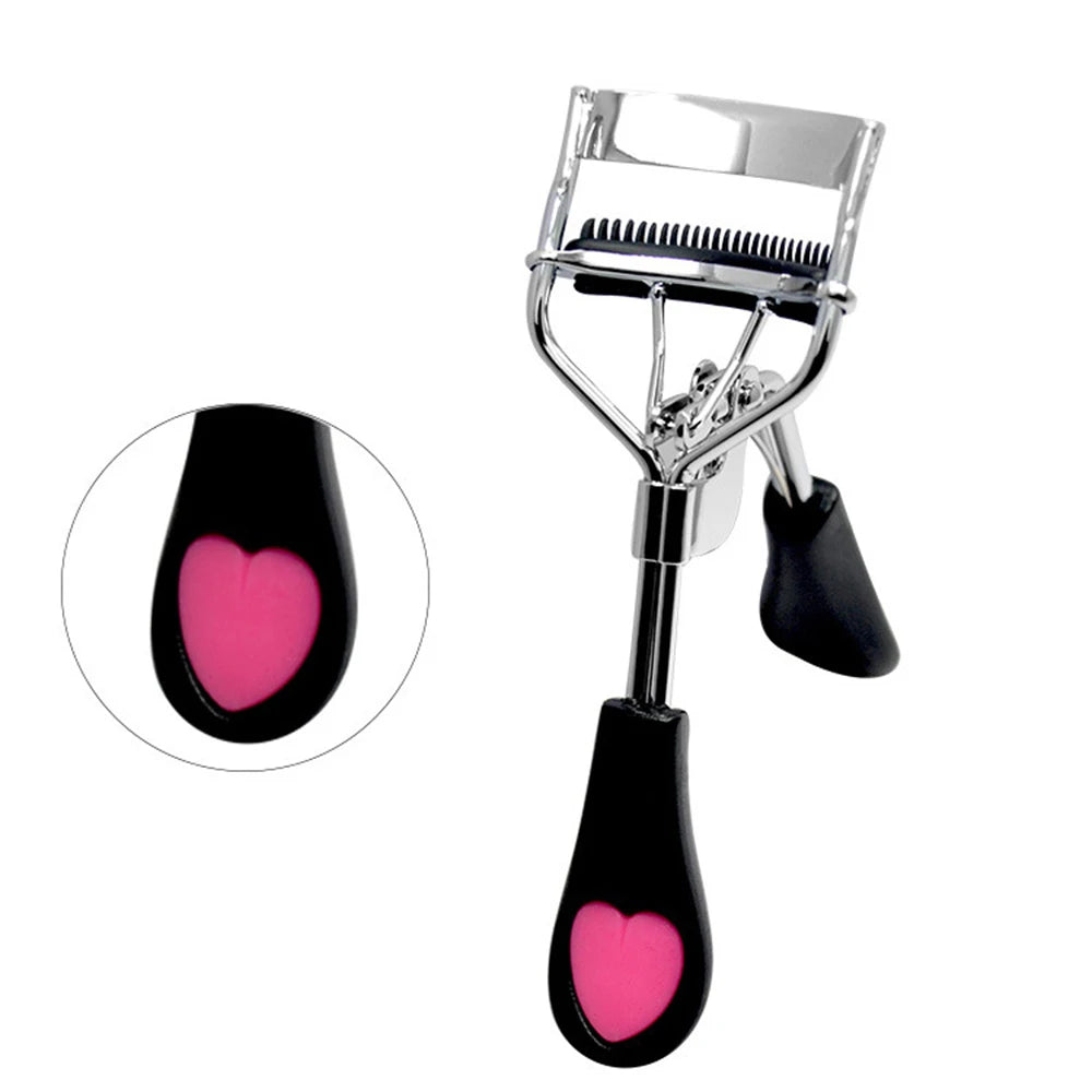 1PC Lady Professional Eyelash Curler With Comb Tweezers Curling Eyelash Clip Cosmetic Eye Beauty Tool maquillage [CSM]