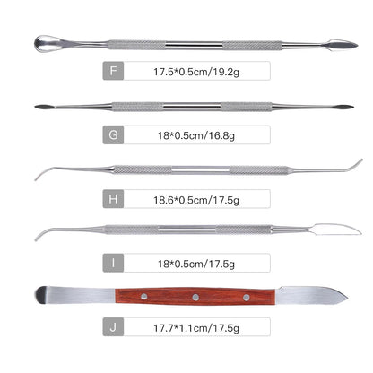 Dental Spatula Plaster Knife Practical Stainless Steel Versatile Teeth Wax Carving Tool Set Dental Instrument Dentist Tools [DEN]