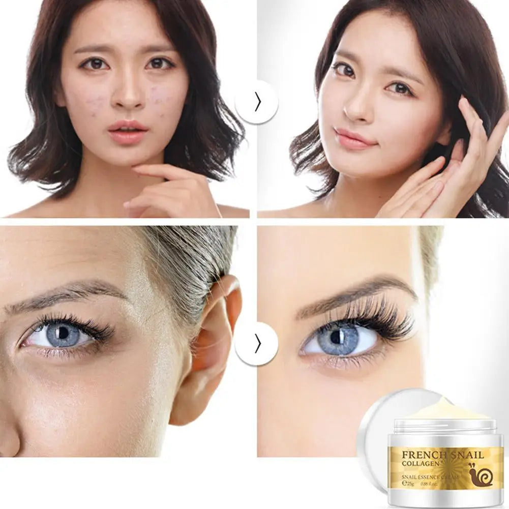 Snail Rejuvenating Face Cream Hyaluronic Acid Moisturizer Anti Aging Collagen Skin Care Health Nourishing Serum [SKC]