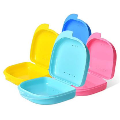 New Dental Appliance Supplies Tray Health Care Braces Case Mouth Guard Container Denture Storage Box Oral Hygiene [DEN]