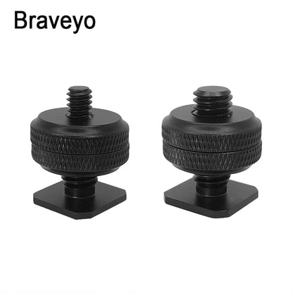 Camera Hot Shoe Mounting Screws 1/4 to 3/8 Inch Conversion Screw For Photography Accessories DSLR Camera Hot Shoe Head Mount [PHO]