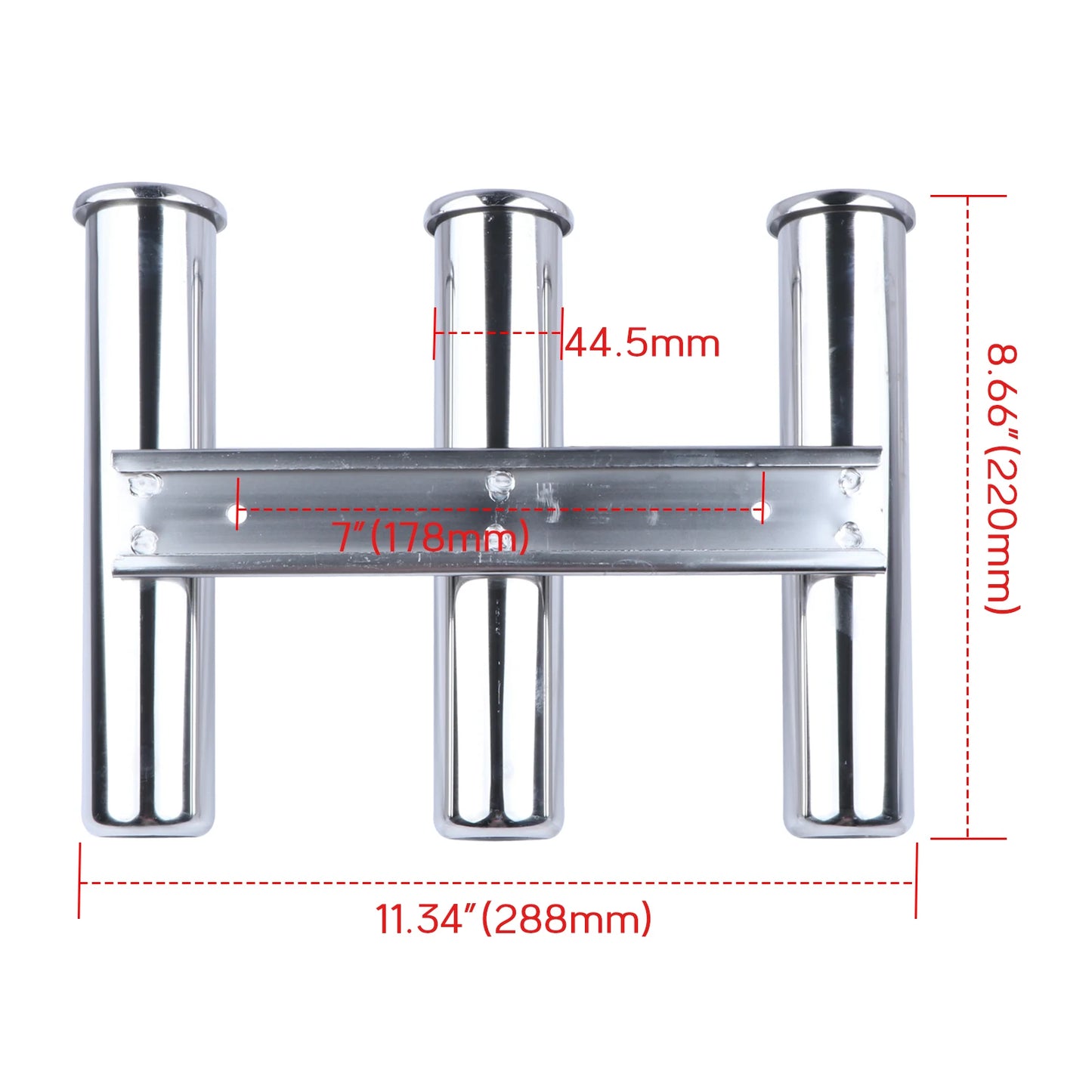 Boat Accessories Outboard Motor Boat Stainless Steel Fishing Rod Holder Rack Marine Fishing Pod Accessories [MRN]