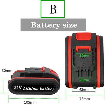 Lithium Tool Accessories High Quality 18650 Lithium Battery Pack 21V Electric Scissors Electric Saw Lawn Mower Battery Pack [BAT]