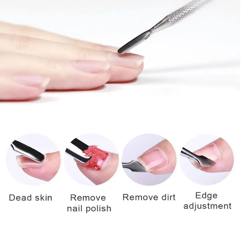 Nail Set Art Sand Files Buffer Sponge Block Brush Nail File Kit With Cuticle Nipper Professional [BEU]