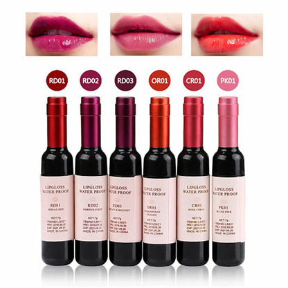 New Arrival Wine Red Korean Style Lip Tint Baby Pink Lip For Women Makeup Liquid Lipstick Lip gloss red lips Cosmetic Hot [CSM]