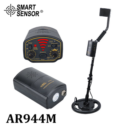 Metal Detector UnderGround depth 1.8m Coil Waterproof Scanner Finder Tool 2000mAh Battery Gold Digger Treasure Seeking Hunter [MTL]