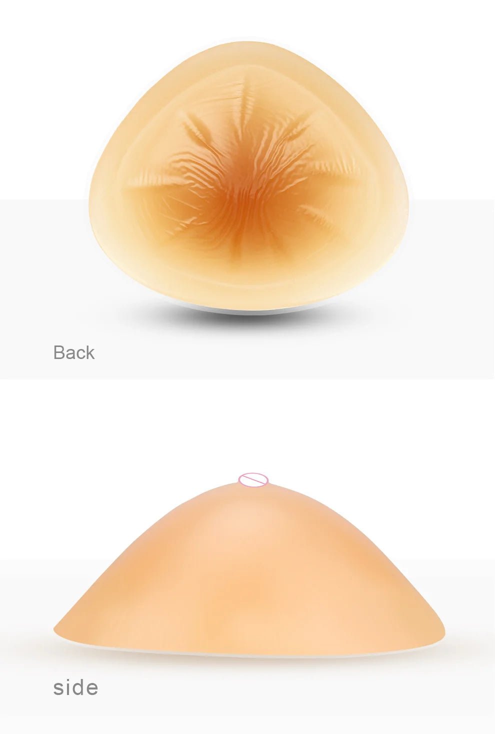 ATR Wire Free Breast Prosthesis Lifelike Silicone Breast Pad Fake Boob for Mastectomy Bra Women Breast Cancer or Enhancer [GRM] [UND]