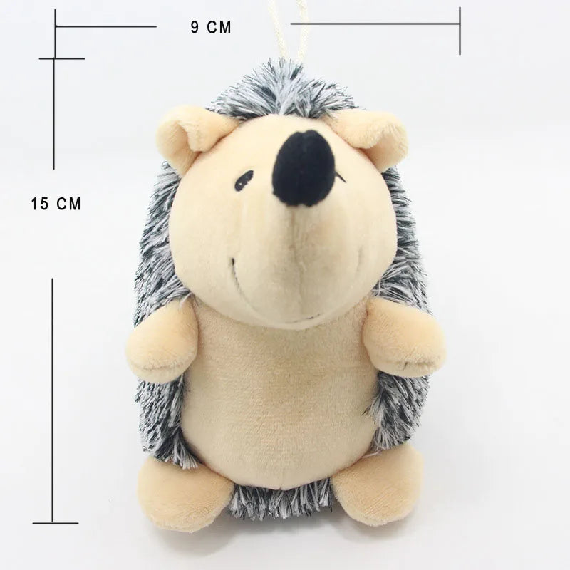 Hedgehog Soft Plush Dog Toys Small/Large Dogs Interactive /Squeaky Sound Toy Chew Bite Resistant toy Pets Accessories Supplies [PET]