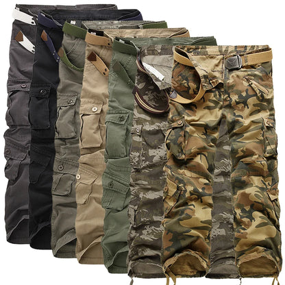 men cargo pants camouflage  trousers military pants for man 7 colours [MEN]