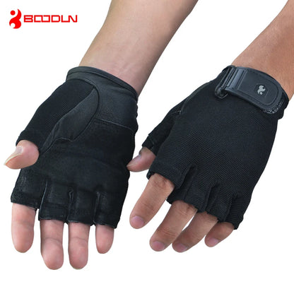 BOODUN Gym Gloves Men Women Crossfit Fitness Gloves Half Finger Dumbbell Workout Weight Lifting Training Sport Gloves for Gym [SPT]