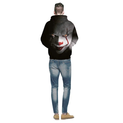 Clown Hoodies Men Fashion Streetwear Loose Fit Clothes Casual Men 3D Sweatshirt Harajuku Hoody Hip Hop Sudaderas Para Hombre [MEN]