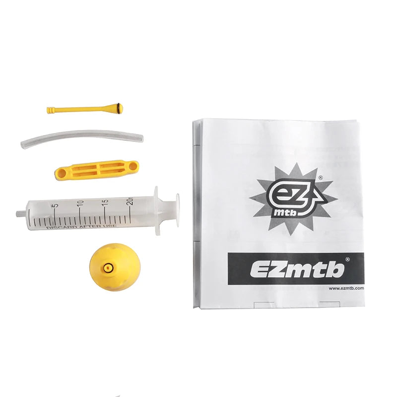 Ezmtb Hydraulic Mineral/ DOT 2 in 1 Brake Bleed Kit for Full Series of Shimano/ Avid Tektro Magura Formula Hayes [SPT]