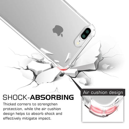 Shockproof Silicone Phone Case For iPhone 11 7 8 6 6S Plus X XR XS 12 Pro Max SE 2020 5 S Case Transparent Protection Back Cover [PHC]