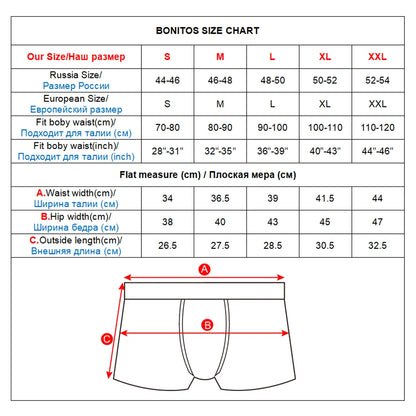 4pcs Boxer Shorts Men's Panties Homme Underpants Boxershorts Underwear for Man Cotton Male Couple Sexy Set Calecon Lot Soft Box [UND]