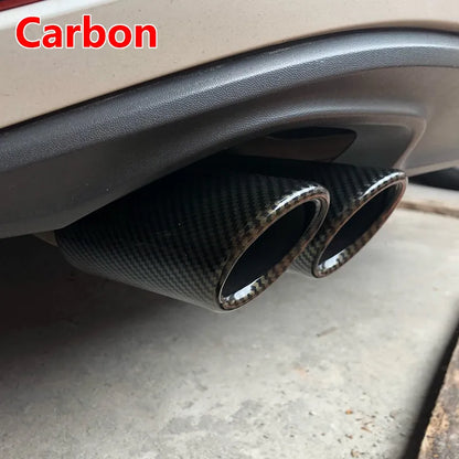 Car Styling Stainless Steel Exhaust Muffler Tip Auto Accessories For VW Jetta MK6 1.4T Golf 6 Golf 7 MK7 1.4T [CAR]