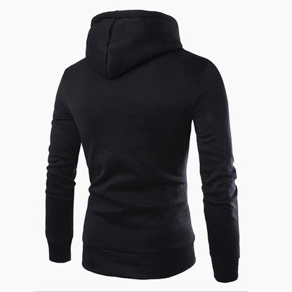 Men's Hoodies Sweatshirts Double-breasted Man Hooded Sweatshirts Pullover for Male Slim Men Hoody Sweatshirt [MEN]