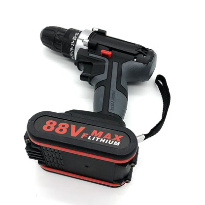 3 IN 1 Wireless Electric Screwdriver Drill 25Nm Rechargeable Battery Drill Cordless Electric Impact Drill Machine DIY Power Tool [PTO]