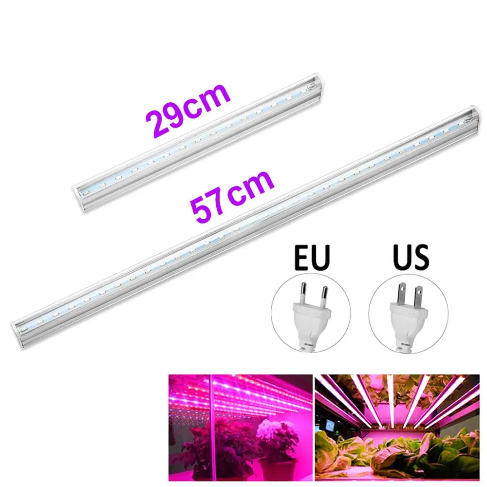 Complete Kit Grow Light LED Full Spectrum Bar T5 Tube Lamp plantas Cultivation lights for plants jardin greenhouse hydroponics [GAR]