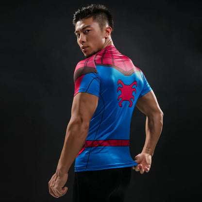 New Summer 3D Printed Men T Shirt Fashion Compression Comics Cosplay Costume T-Shirt Men Tops Tees Bodybuilding Mens Clothing [COS]