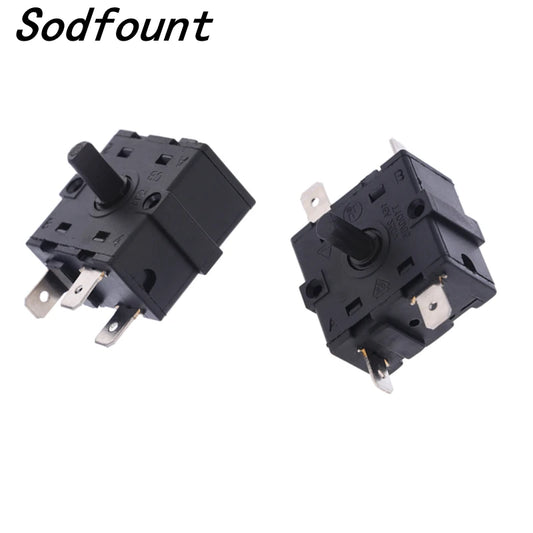 Electric Room Heater Position  3 Pin 5Pin  Rotary Switch Selector AC 250V 16A Radiator [HOM]