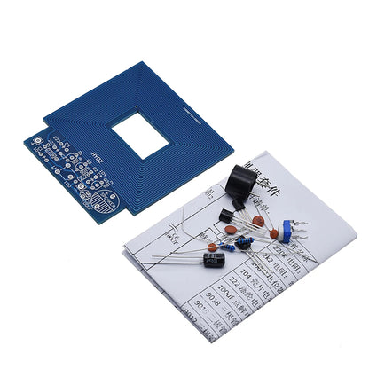 Metal Detector Scanner Unassembled Kit DC 3V-5V Suite Metal Sensor Board Module Electronic DIY Kits PCB Board Buzzer Capacitor [MTL]