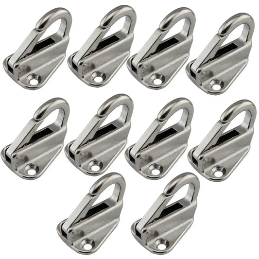 43mm Stainless Steel 316 Spring Fender Hook Snap Attach Rope Boat Sail Tug Ship Marine Hardware Boat accessories 10pcs [MRN]