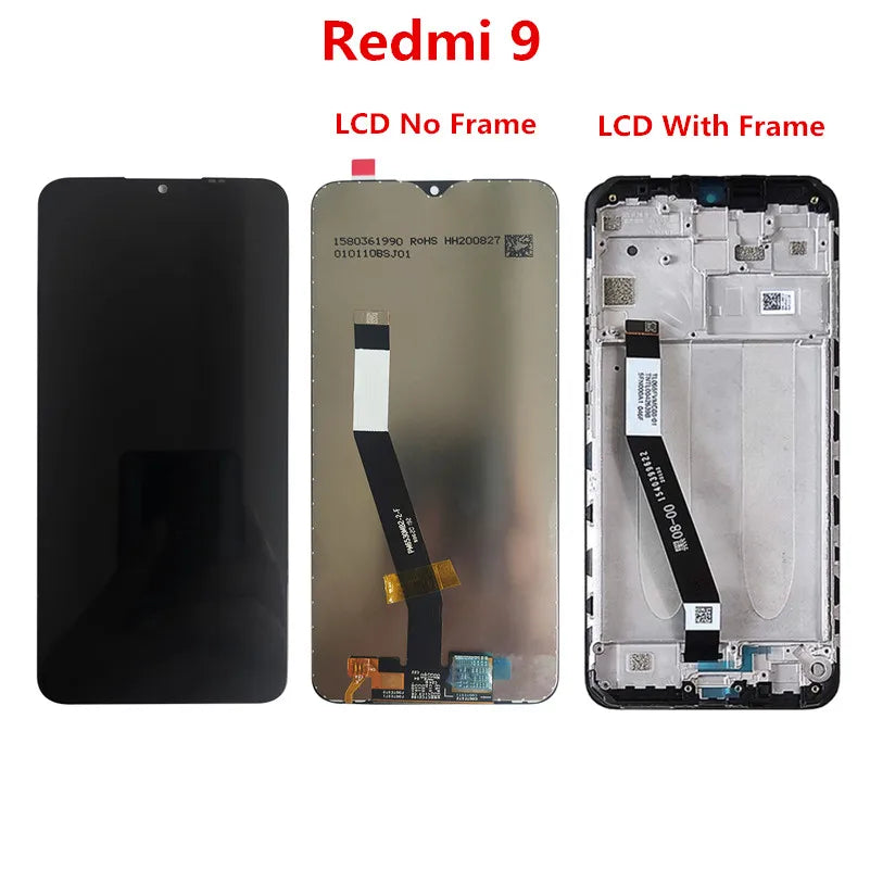 100% Original LCD For Xiaomi Redmi 9  9A 9C LCD With Frame Display And Touch Screen Assembly For Redmi 9A 9C LCD Display Screen [SCR]