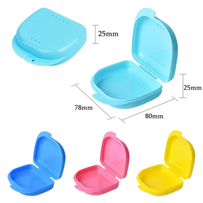 New Dental Appliance Supplies Tray Health Care Braces Case Mouth Guard Container Denture Storage Box Oral Hygiene [DEN]