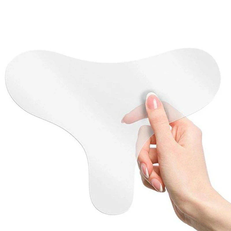 Reusable Anti Wrinkle Chest Pad Silicone Transparent Removal Patch Face Skin Care Anti Aging Breast Lifting Chest Patch Flesh [SKC]