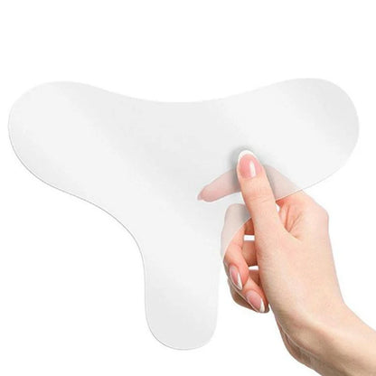 Reusable Anti Wrinkle Chest Pad Silicone Transparent Removal Patch Face Skin Care Anti Aging Breast Lifting Chest Patch Flesh [SKC]