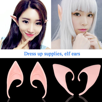 Mysterious Angel Elf Ears Latex Ears for Fairy Cosplay Costume Accessories Halloween Decoration Photo Props Adult Kids Toys [COS] [COS]