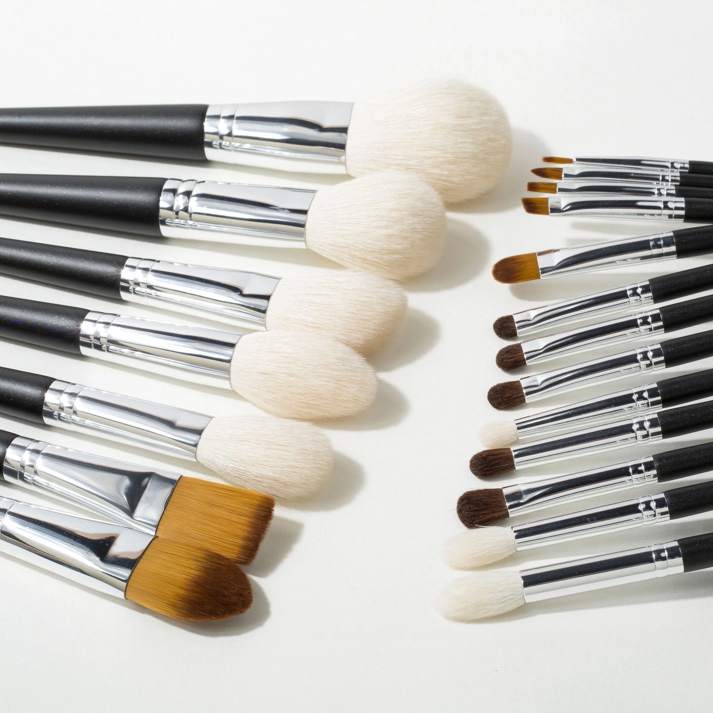 Shinedo Powder Matte Black Color  Soft Goat Hair Makeup Brushes High-Quality Cosmetics Tools Brochas Maquillage [CSM]