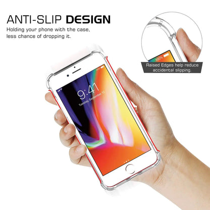 Shockproof Silicone Phone Case For iPhone 11 7 8 6 6S Plus X XR XS 12 Pro Max SE 2020 5 S Case Transparent Protection Back Cover [PHC]