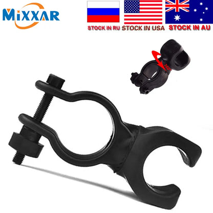 Dropshipping Bike Holder Bicycle Lights 360 Swivel Bicycle Clip Flashlight Mount Bracket Holder Torch Clip Clamp Repair Tools [SPT]