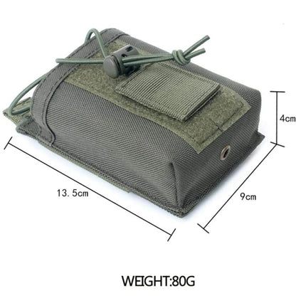 1000D Nylon Tactical Molle Walkie Talkie Holder Bag Military Radio Pouch Package Sports Pendant Hunting Magazine Mag Pouch [TEL]