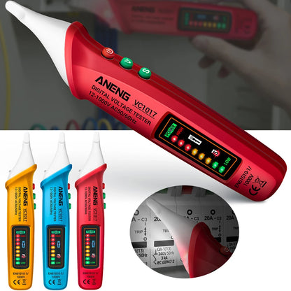 VC1017 Non-contact Pen Style LED Lights Electric Tools Sensor Tester Alarm  Intelligent AC Power Outlet Voltage Meter Voltmeter [TOL]