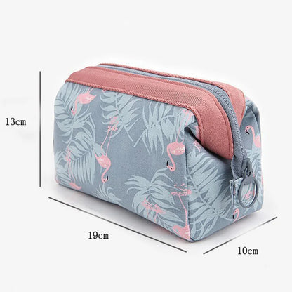 New Fashion Cosmetic Bag Women Waterproof Flamingo Makeup Bags Travel Organizer Toiletry Kits Portable Makeup Bags Beautician [CSM]