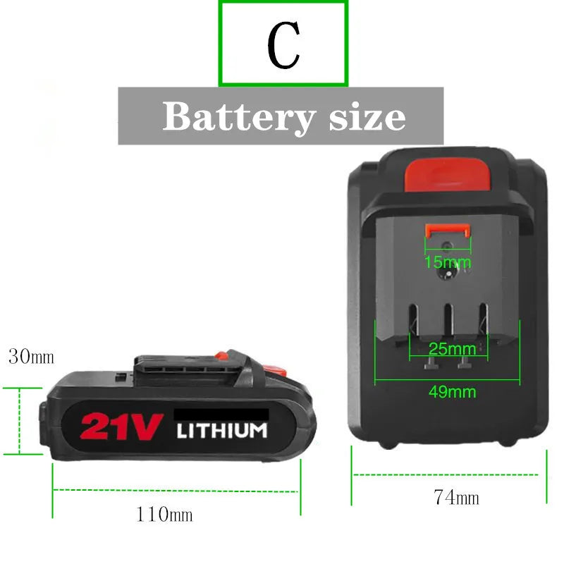 Lithium Tool Accessories High Quality 18650 Lithium Battery Pack 21V Electric Scissors Electric Saw Lawn Mower Battery Pack [BAT]